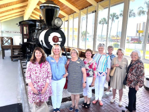 Beaches Museum History Park steam locomotive exhibit